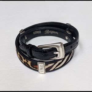 Brighton Calf Hair/Leather Belt EXC cond!